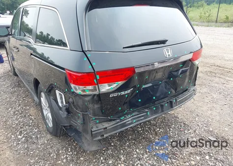2014 Honda Odyssey Ex z USA, uszkodzony, nr VIN 5FNRL5H42EB134388